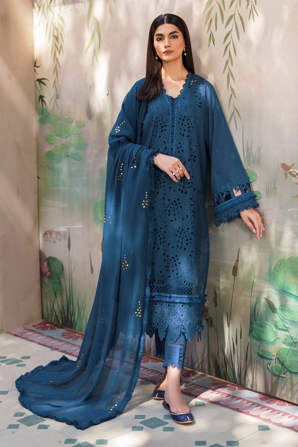 Nureh | Bazaar Lawn | NS-137 - House Of Anaya