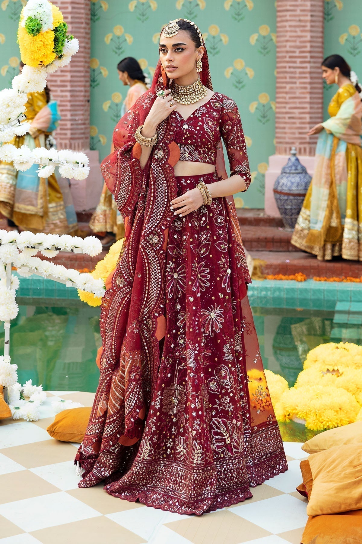 Nureh | Jhoomro Wedding Formals | NL-53 - MAHRO - House Of Anaya