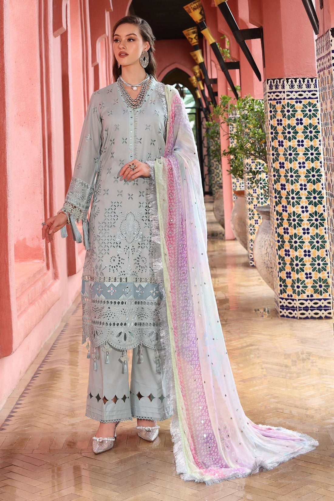 Nureh | Bazaar Lawn 25 | NE-111 - House Of Anaya