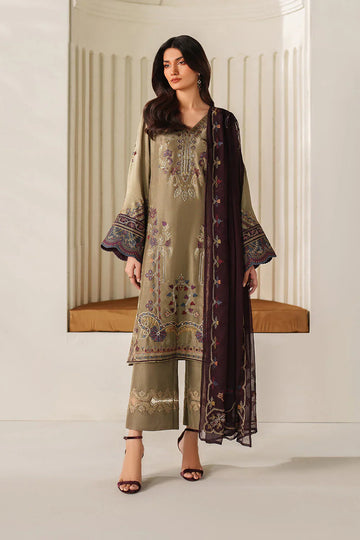 Iznik | Festive Formals | UE-614 Embroidered Ramen Silk