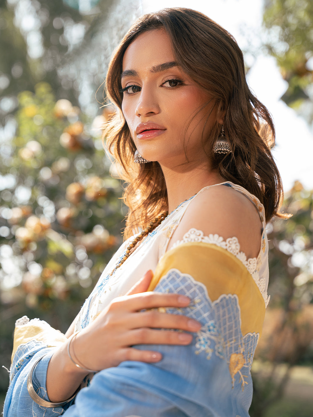 Bin Ilyas | Hazel Printed Lawn 25 | 2078 - B