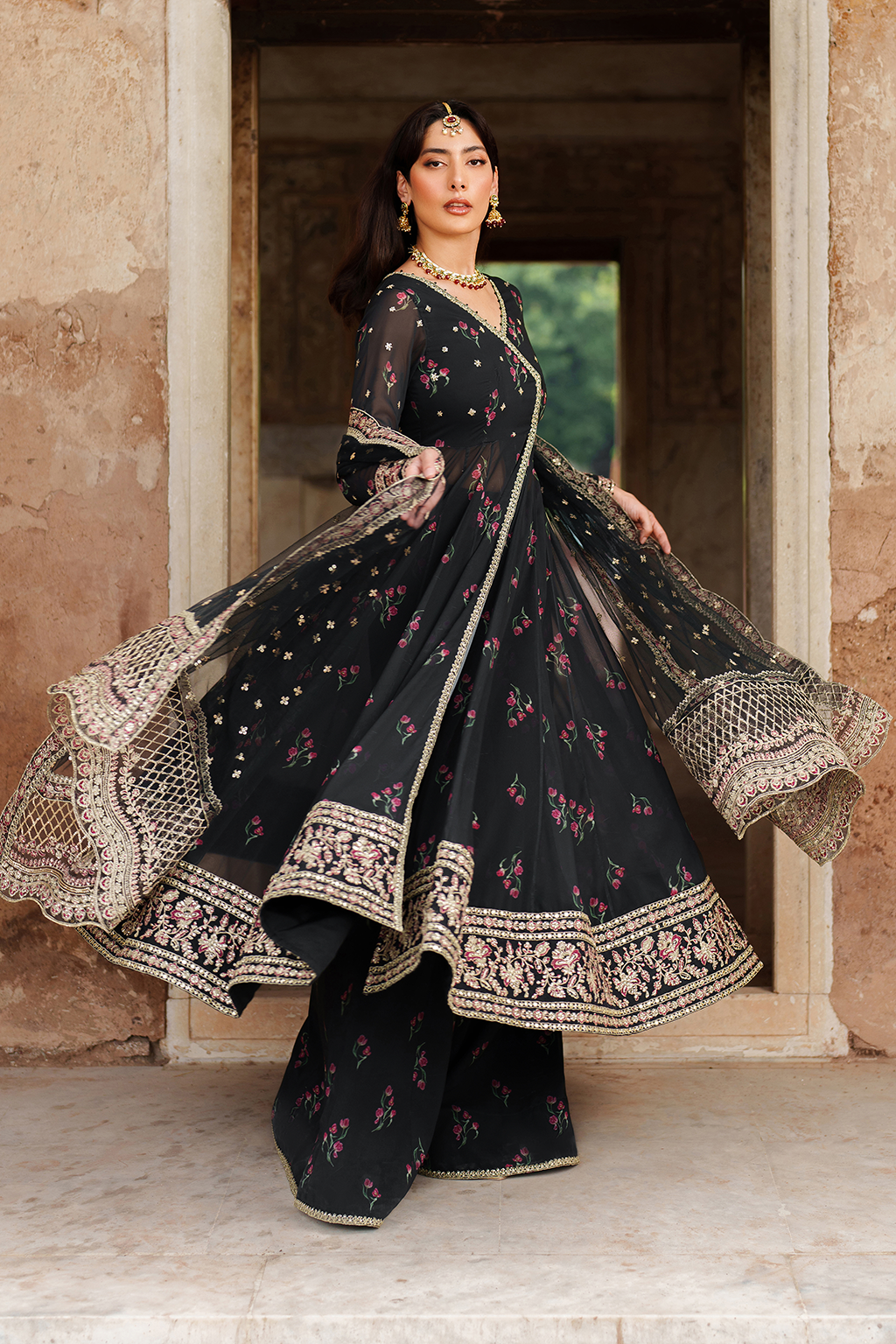 Iznik | Festive Formal | UE-550 Printed Chiffon