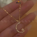 Chandi Moon Pendant (Silver 925) - House Of Zarish