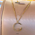 Chandi Moon Pendant (Silver 925) - House Of Zarish