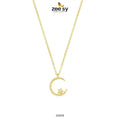 Chandi Moon Pendant (Silver 925) - House Of Zarish