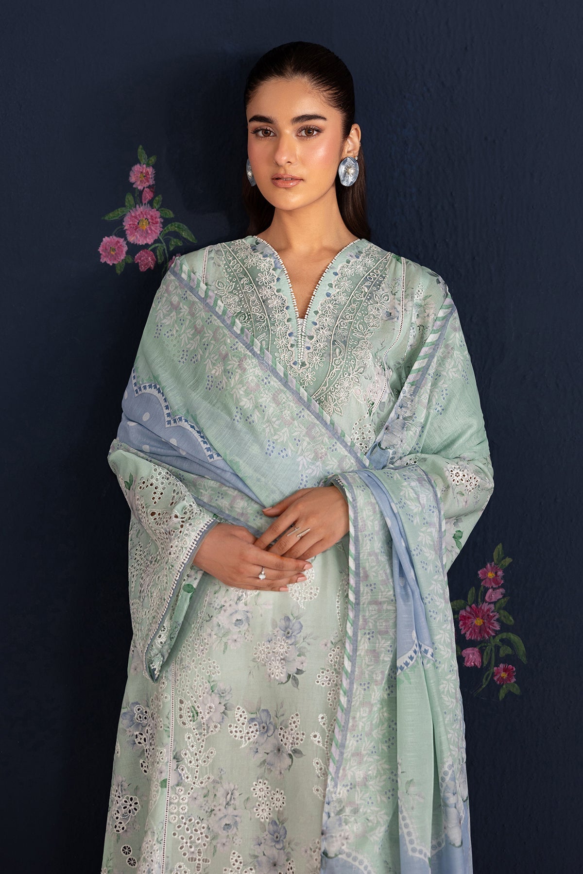 Baroque | Embroidered Lawn | SF-4469