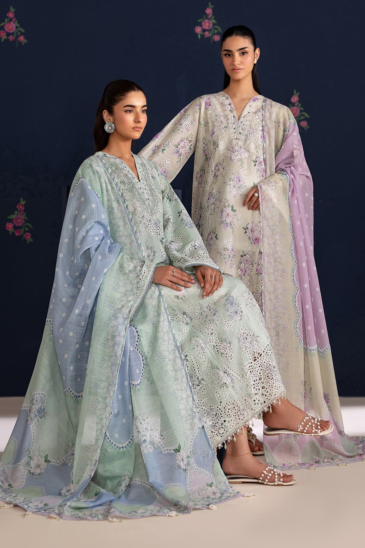 Baroque | Embroidered Lawn | SF-4469