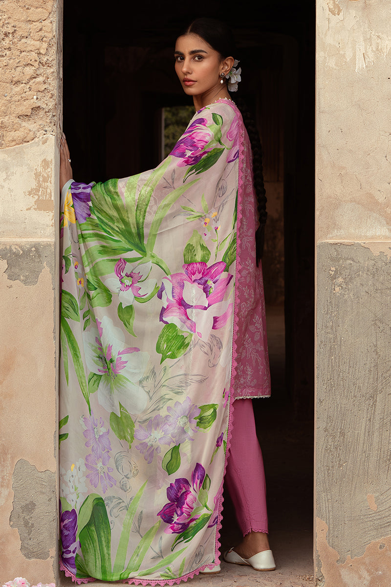 Cross Stitch | Premium Lawn 24 | CORAL FLORET - House Of Anaya