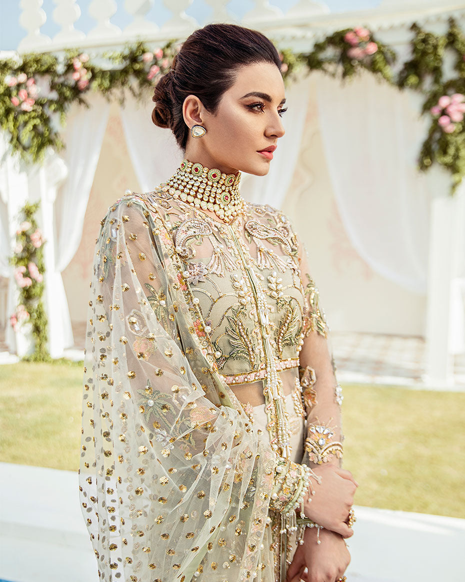 Gulaal | Wedding Formals | Cher Embroidered Net 3-Piece Suit WS-04