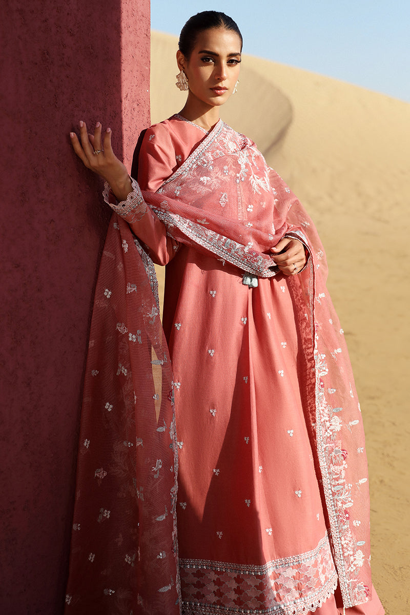 Cross Stitch | Eid Lawn 24 | MULBERRY BLUSH - House Of Anaya