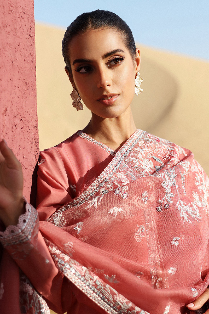 Cross Stitch | Eid Lawn 24 | MULBERRY BLUSH - House Of Anaya