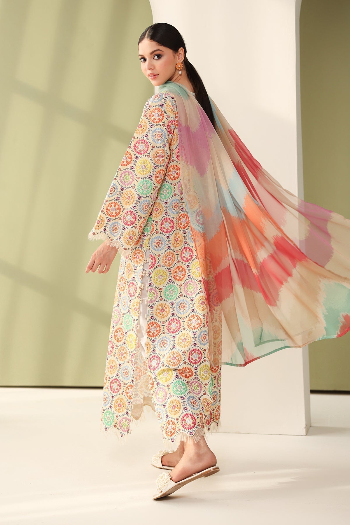 Baroque | Eid Printique | EMBROIDERED PRINTED LAWN UF-4178