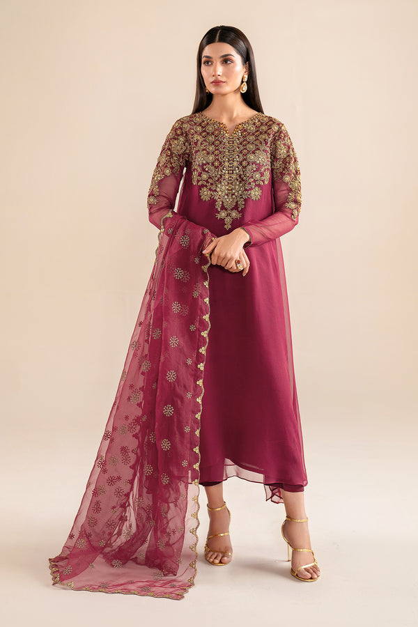 Baroque | Luxury Pret 24 | CHIFFON PR-916 - House Of Anaya