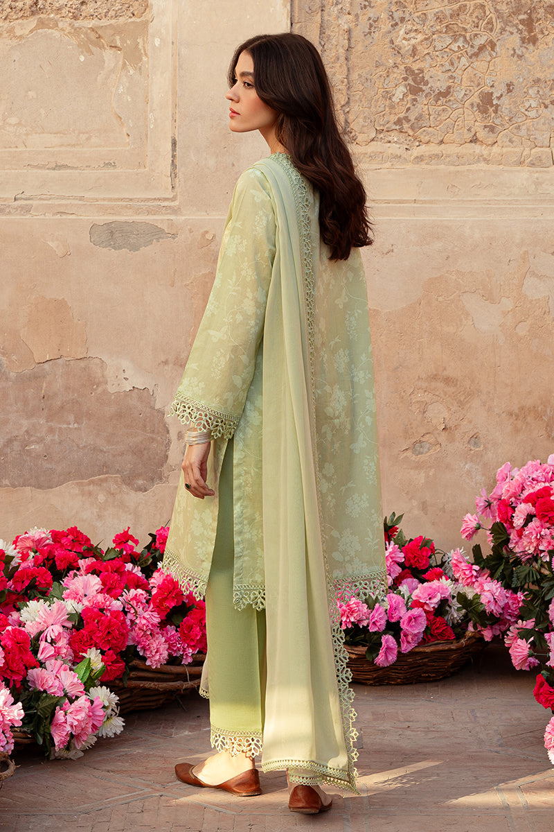 Cross Stitch | Premium Lawn 24 | MISTED GREEN - House Of Anaya