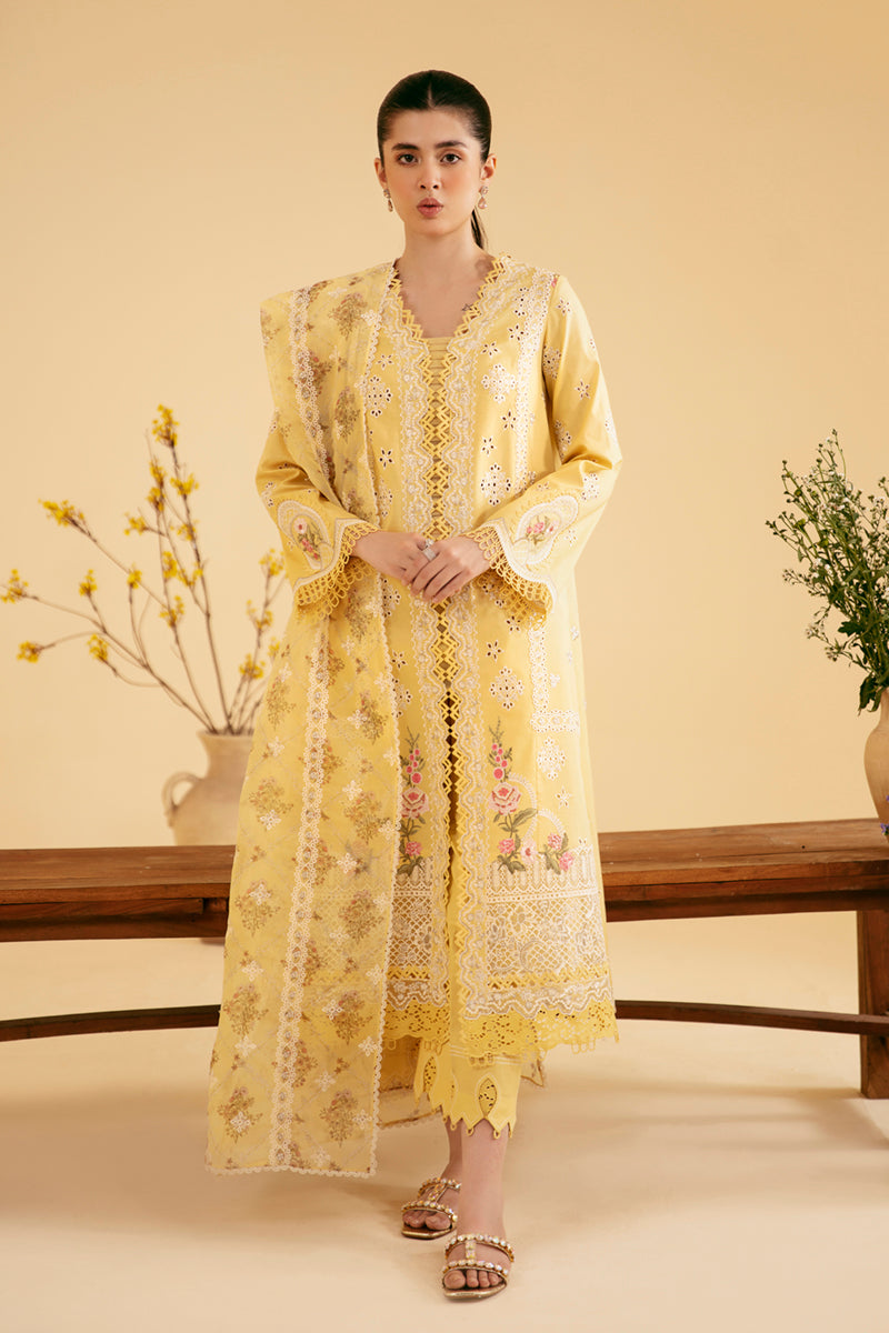 Qalamkar | Qlinekari Luxury Lawn | SQ-12 ZHAIN - House Of Anaya