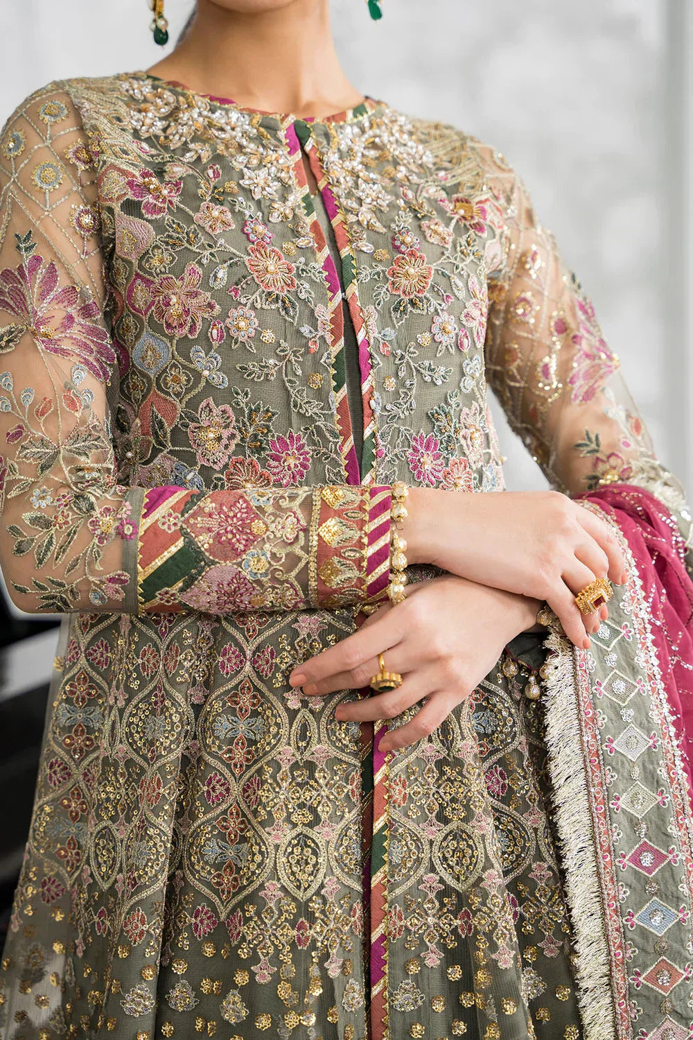 Baroque | Chantelle Embroidered Collection 2024 | CH12-02 - House Of Anaya