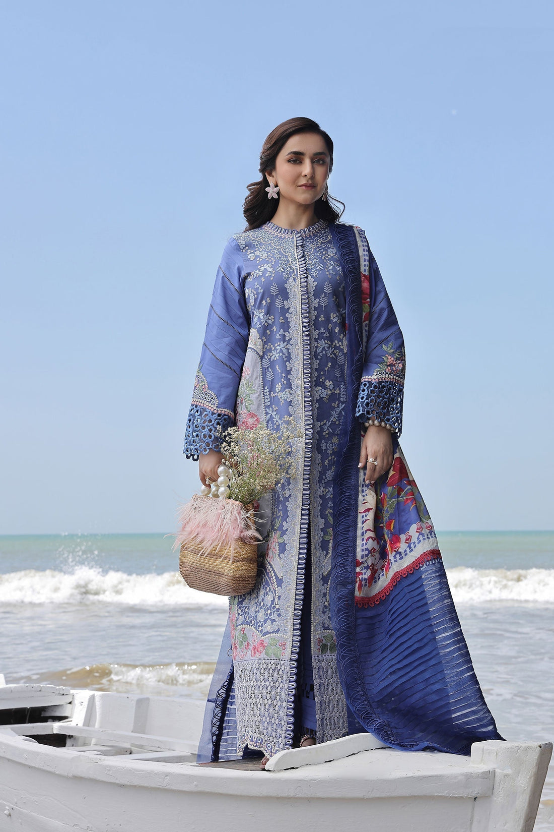 Maryam Hussain | Luxury Lawn 24 | AYRA - House of Zarish