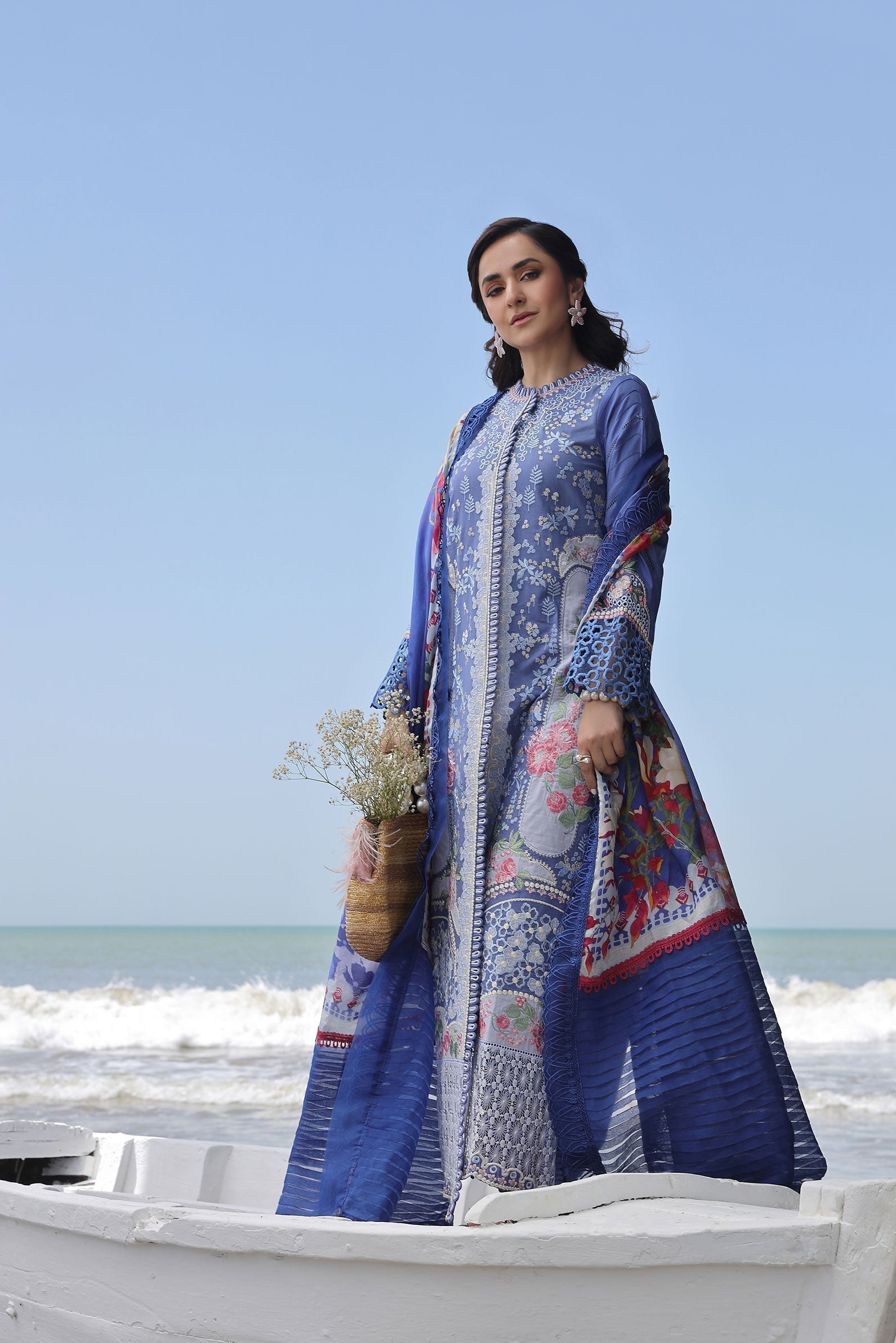 Maryam Hussain | Luxury Lawn 24 | AYRA - House of Zarish