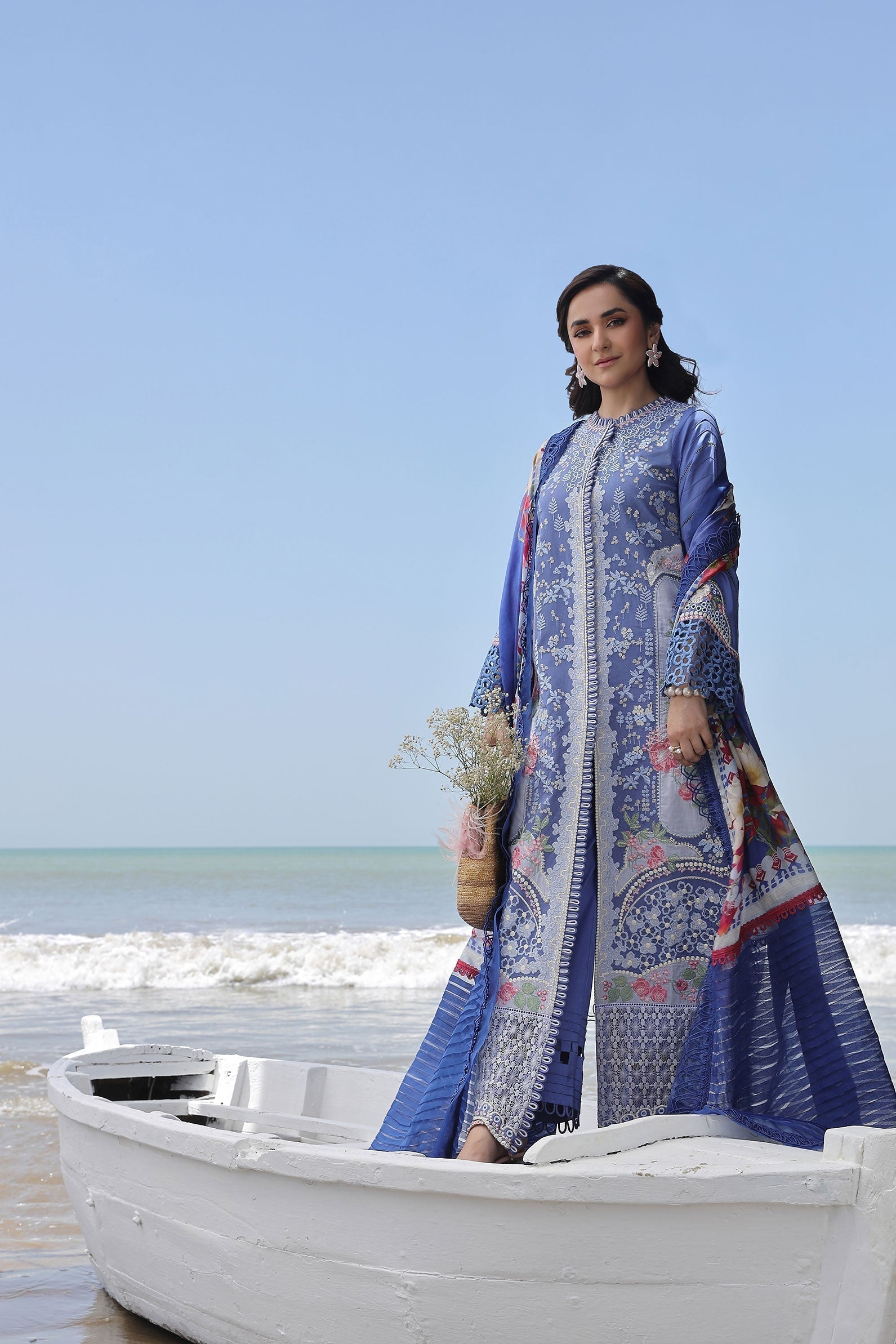 Maryam Hussain | Luxury Lawn 24 | AYRA - House of Zarish