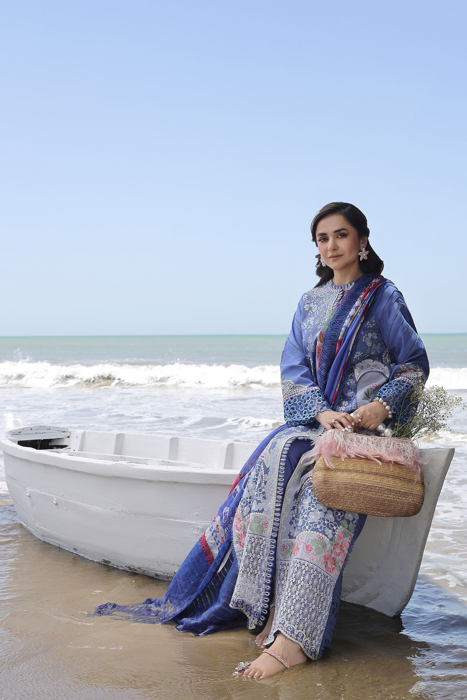 Maryam Hussain | Luxury Lawn 24 | AYRA - House of Zarish