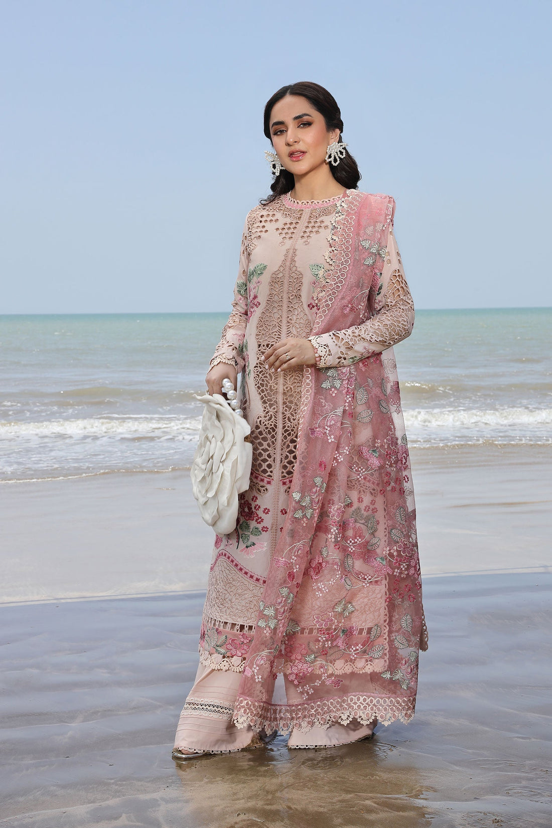 Maryam Hussain | Luxury Lawn 24 | MAYA - House of Zarish