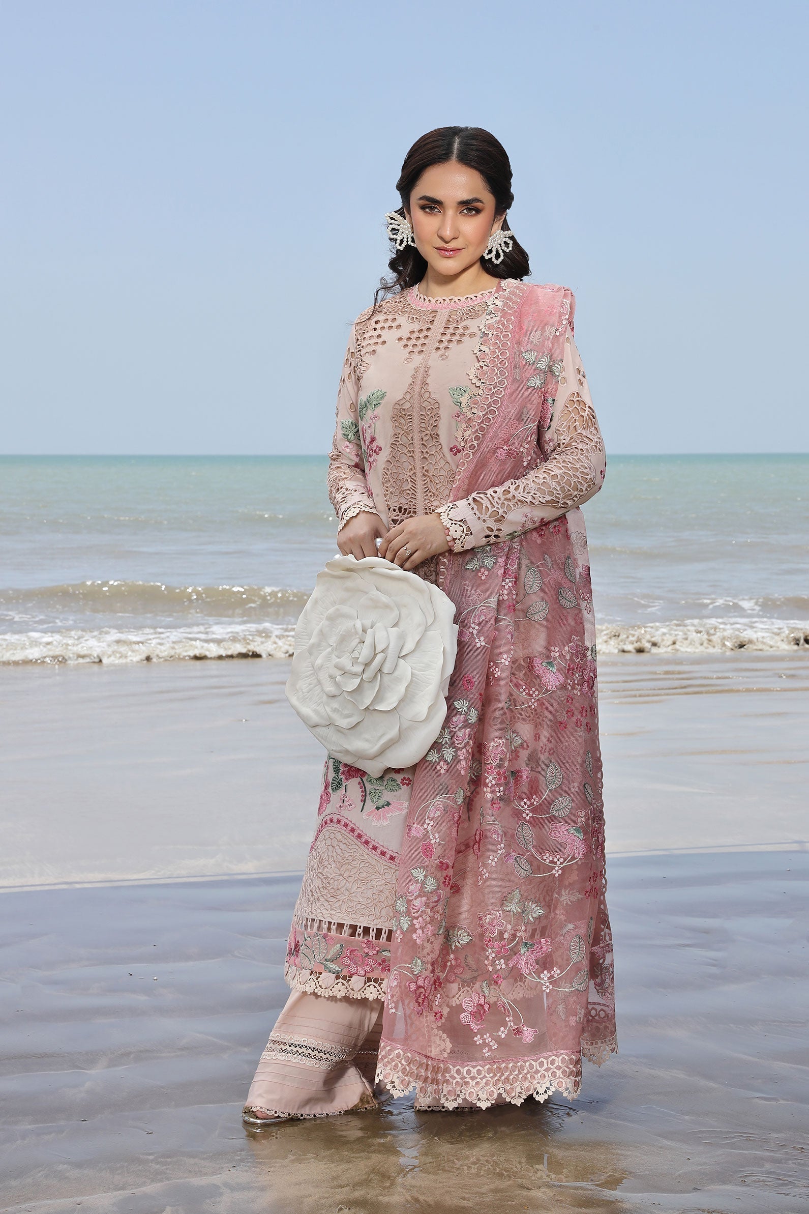 Maryam Hussain | Luxury Lawn 24 | MAYA - House of Zarish