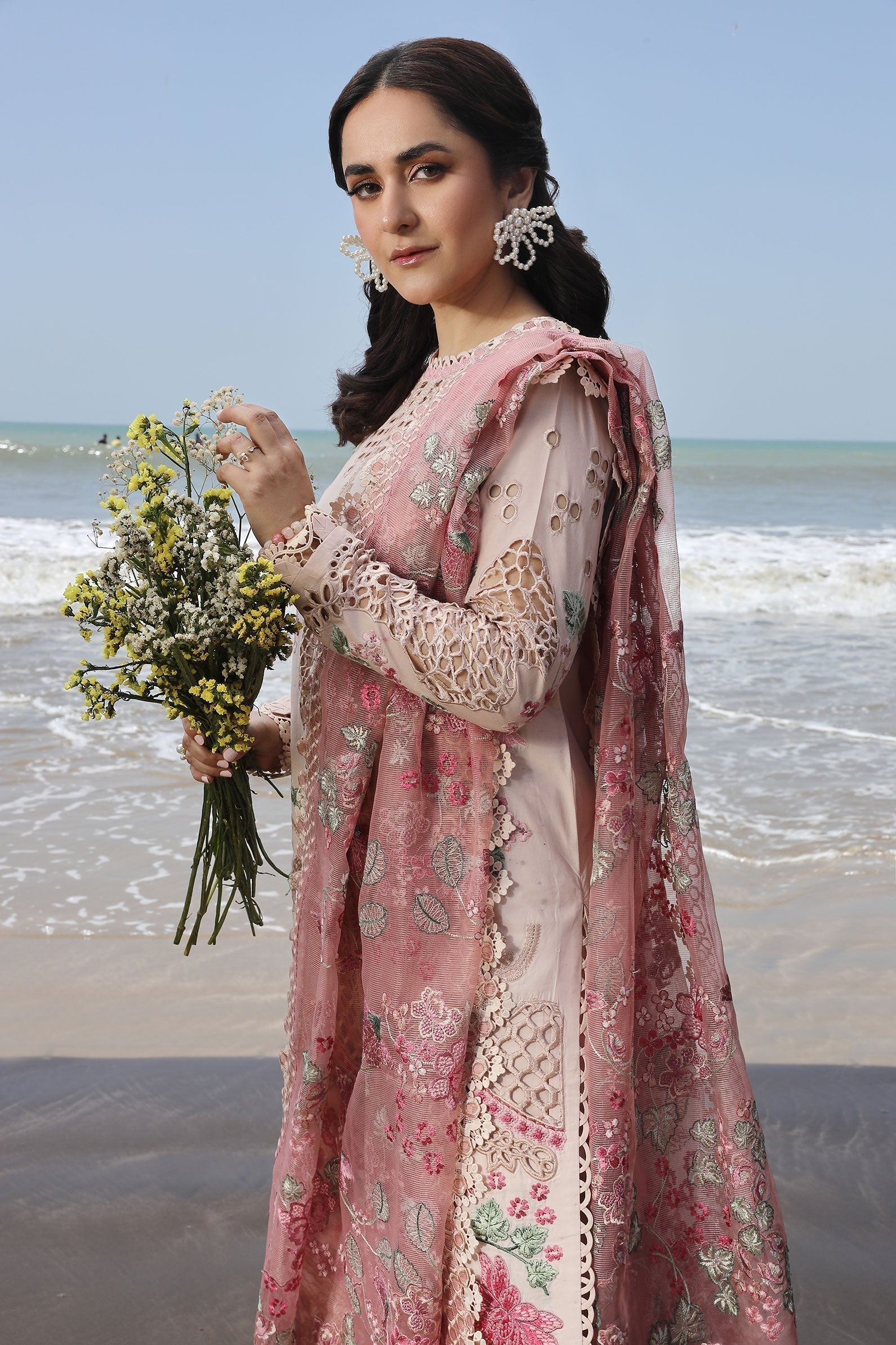 Maryam Hussain | Luxury Lawn 24 | MAYA - House of Zarish