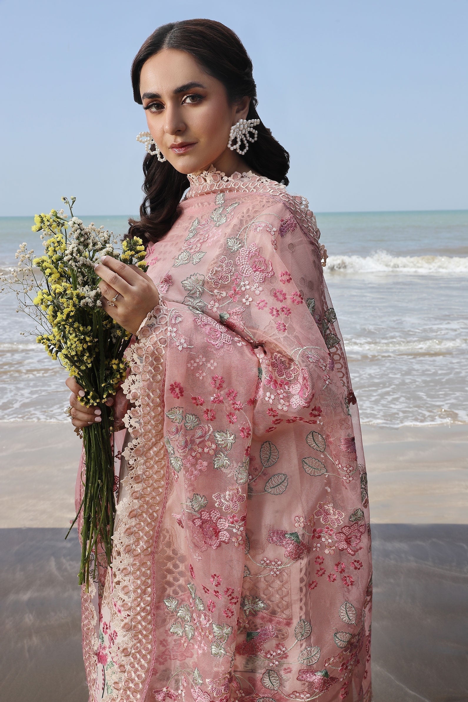 Maryam Hussain | Luxury Lawn 24 | MAYA - House of Zarish