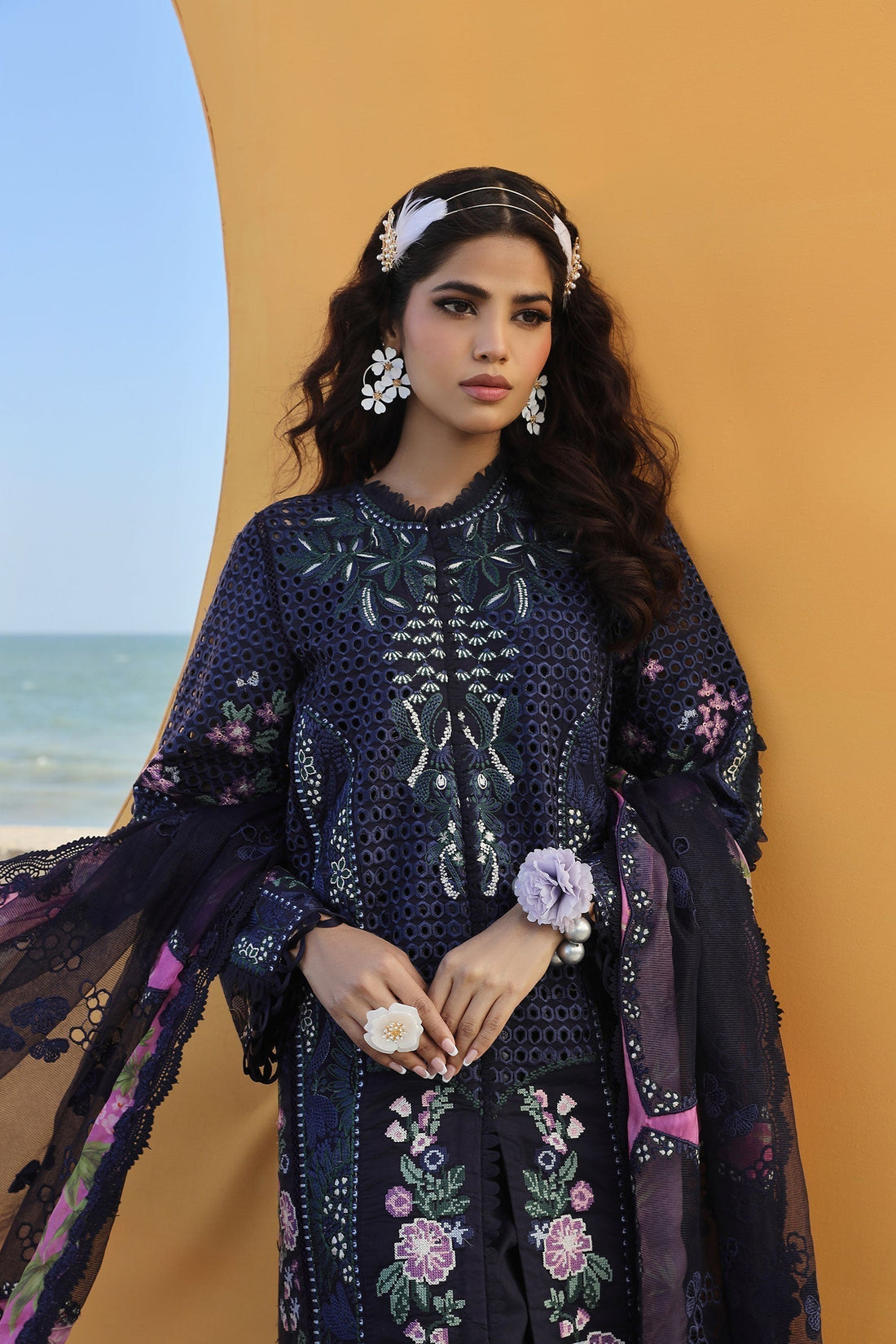 Maryam Hussain | Luxury Lawn 24 | ZOYA - House of Zarish