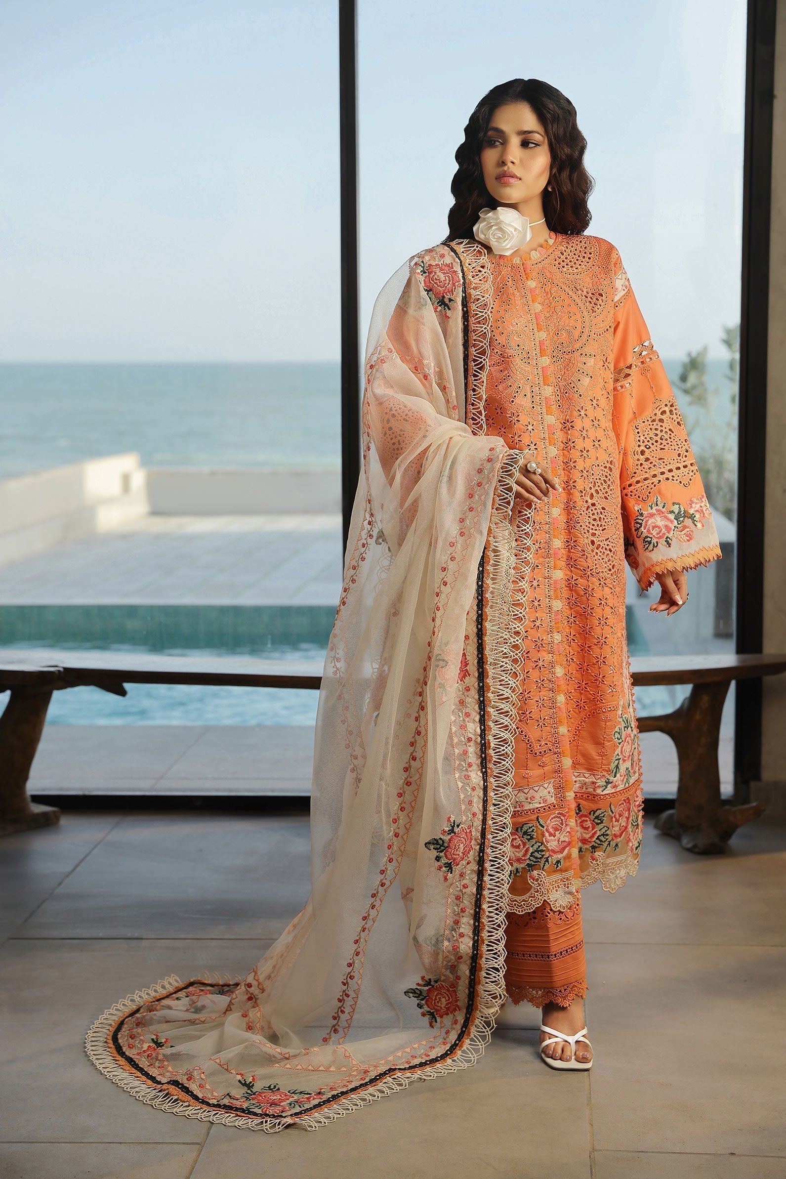 Maryam Hussain | Luxury Lawn 24 | XURI - House of Zarish