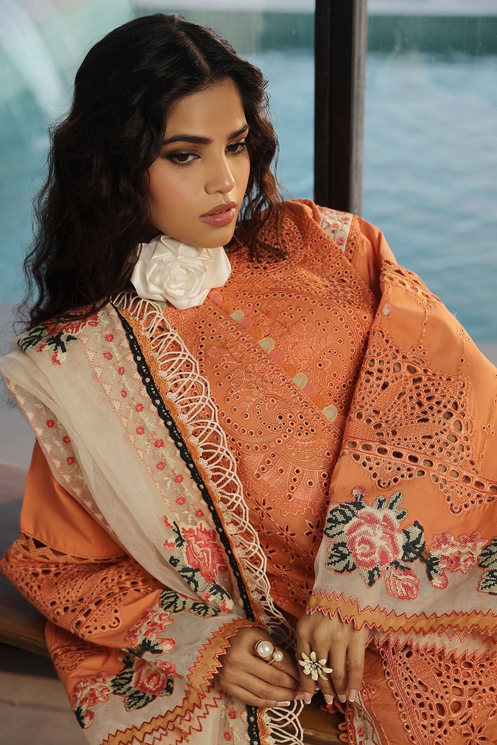 Maryam Hussain | Luxury Lawn 24 | XURI - House of Zarish