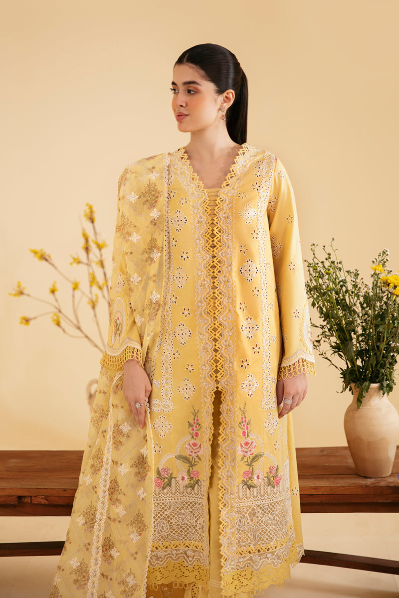 Qalamkar | Qlinekari Luxury Lawn | SQ-12 ZHAIN - House Of Anaya