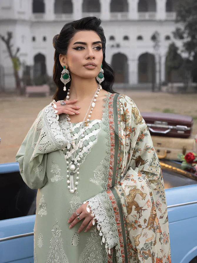 Faiza Faisal | Maya Luxury Lawn | Elena - House Of Anaya