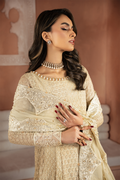 Iznik | Chiffon Kari | ICK-06 Embroidered Chiffon - House Of Anaya