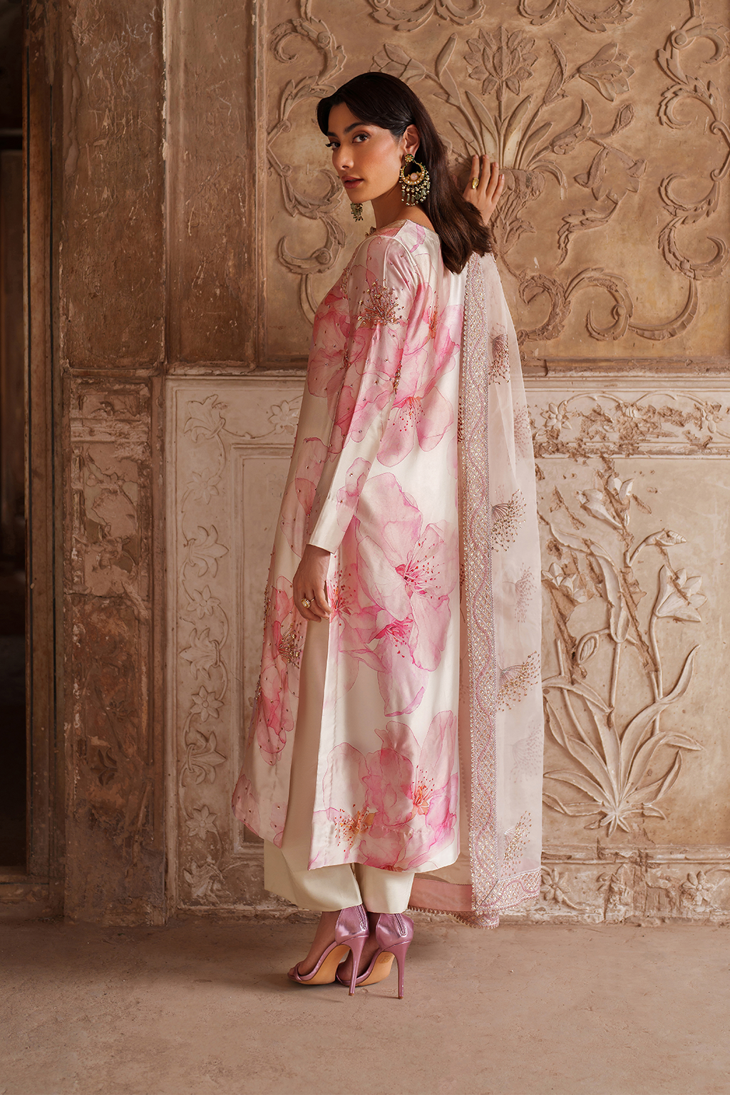 Iznik | Festive Formal | UE-547 Printed Charmeuse