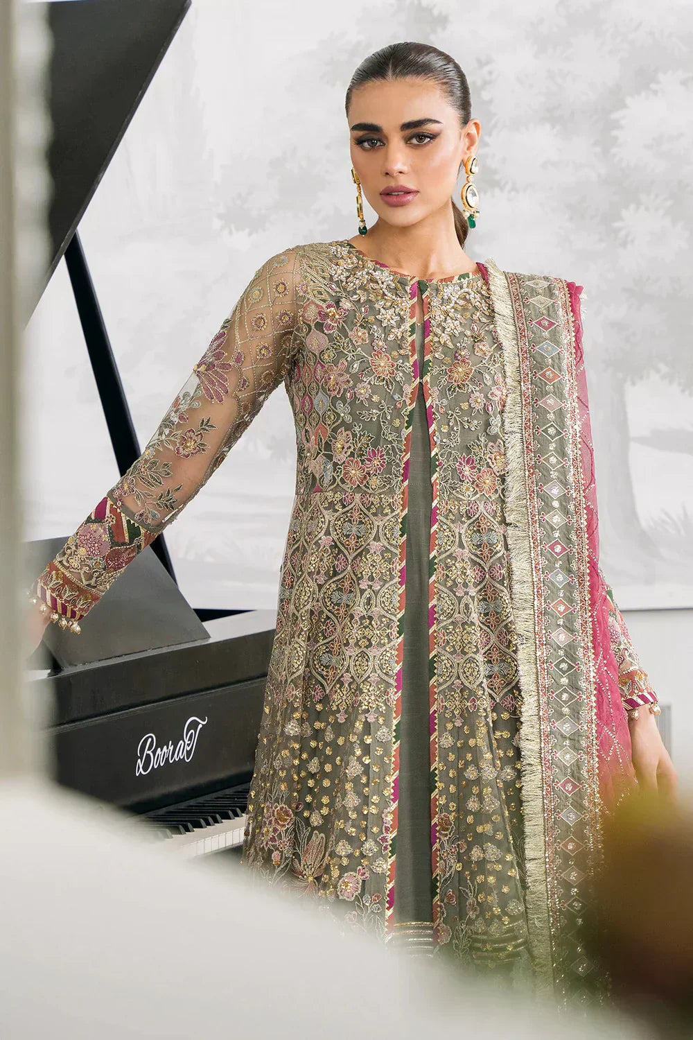 Baroque | Chantelle Embroidered Collection 2024 | CH12-02 - House Of Anaya