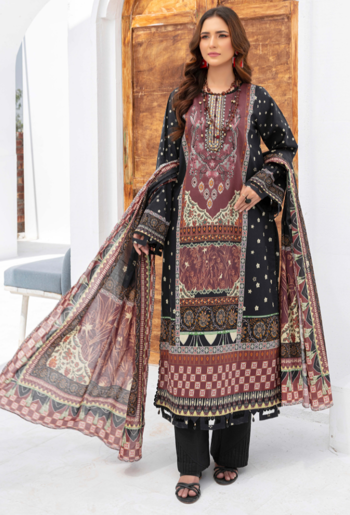 Humdum | Saira Bano Lawn 24 | D09 - House Of Anaya