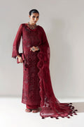 Alizeh | Aymal Luxury Bamber Chiffon | RIKA MAROON