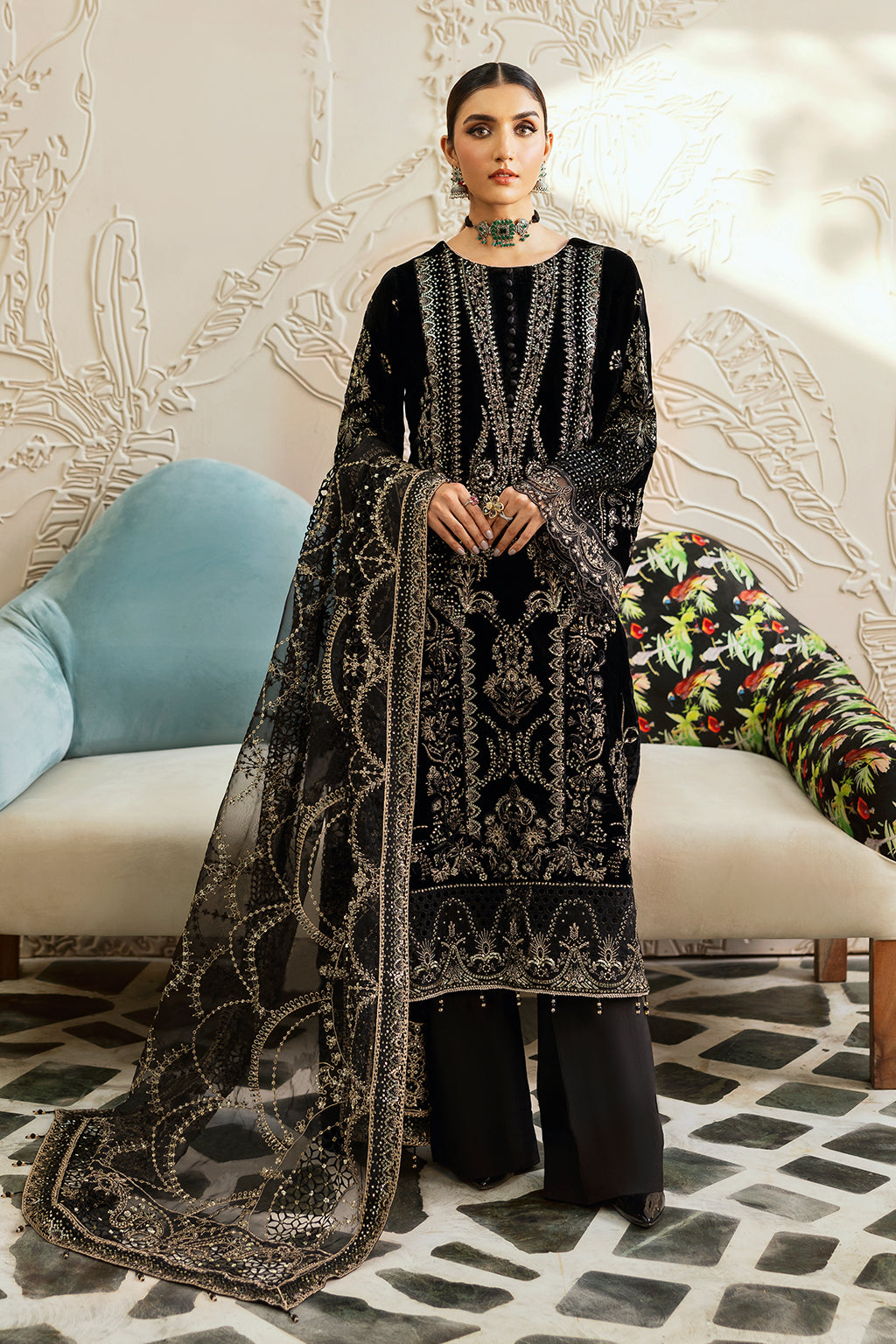 Ramsha | Velvet Collection | V-603