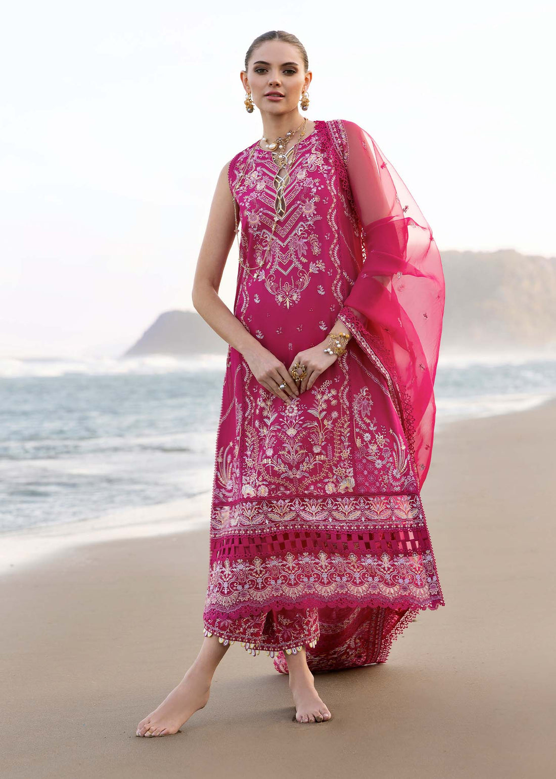 Kanwal Malik | Elysia Luxury Lawn 25 | Evaline - House Of Anaya