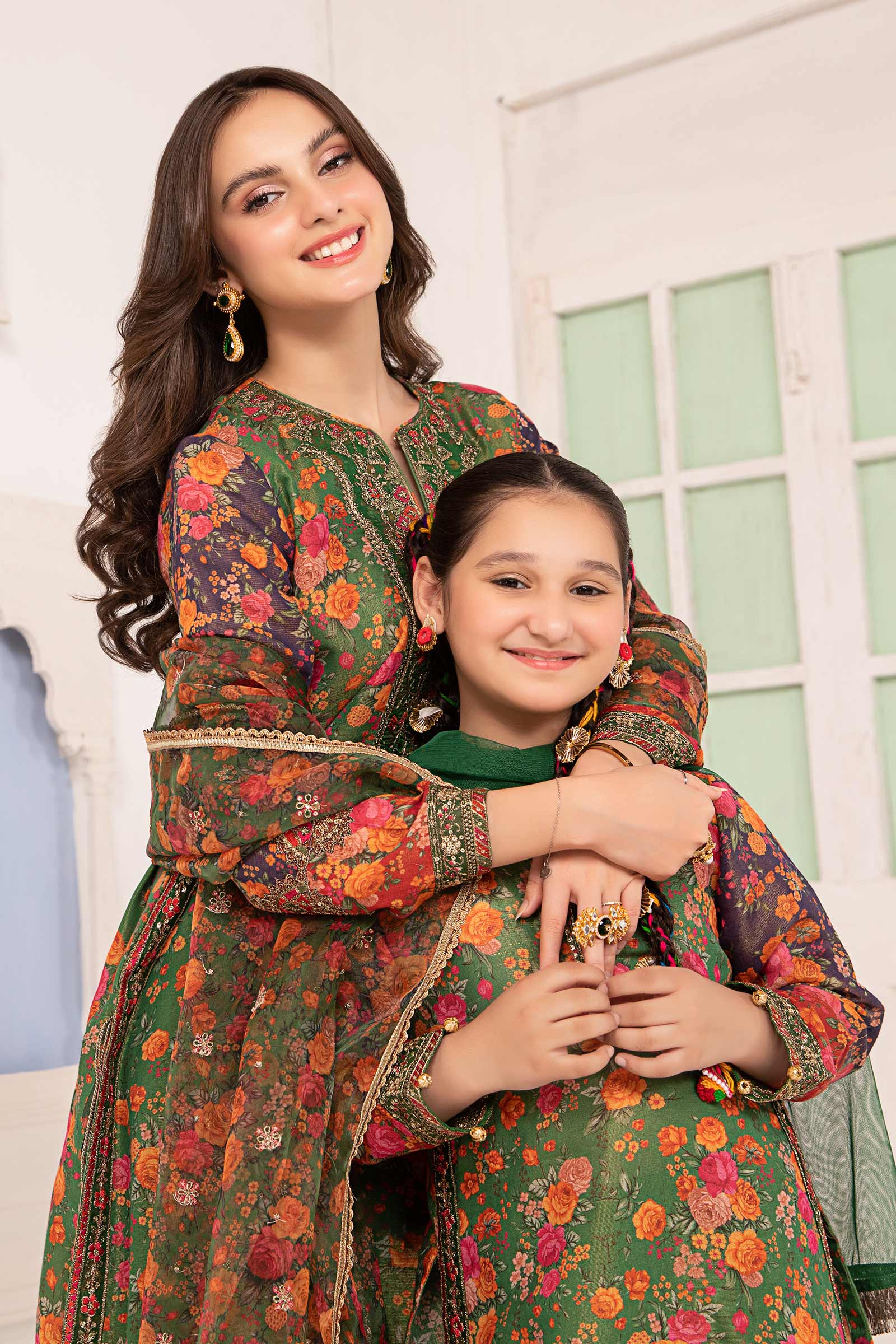 Maria B | 3 Piece Printed Cotton Masoori Suit | MKD-EA24-04 - House Of Zarish