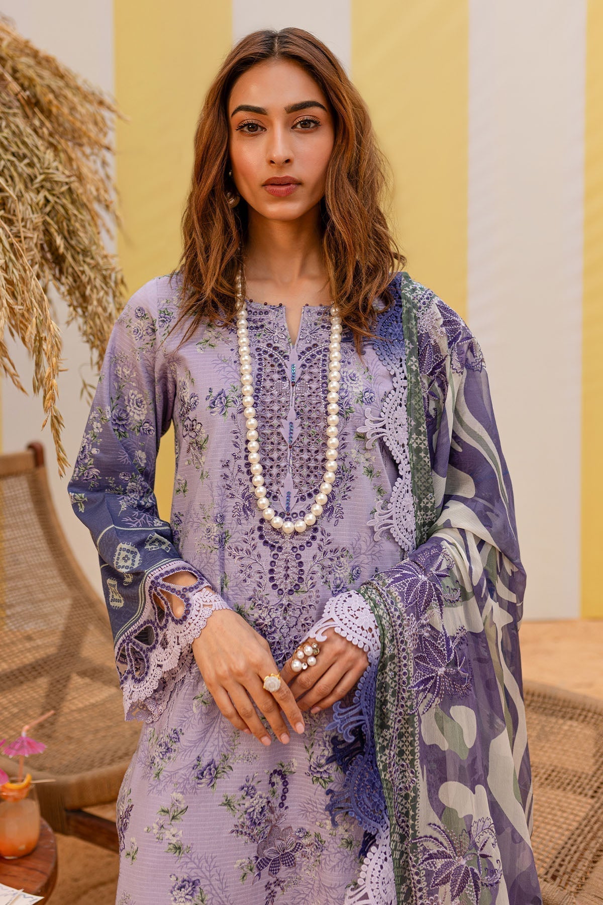 Nureh | Gardenia Lawn 25 | NSG-184 - House Of Anaya
