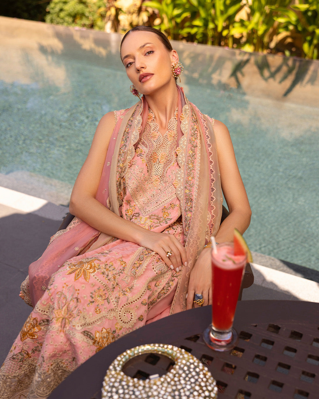 Faiza Saqlain | Zinnia Lawn 25 | Peony - House Of Anaya