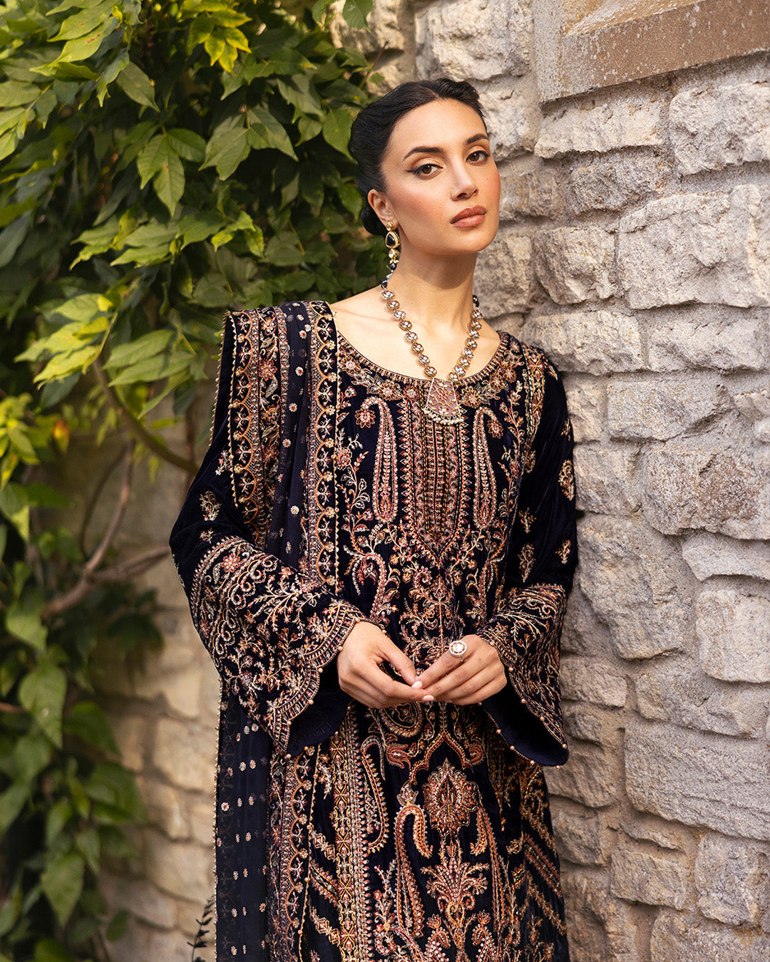 Faiza Saqlain | Adeen Formals | Divone - House Of Anaya