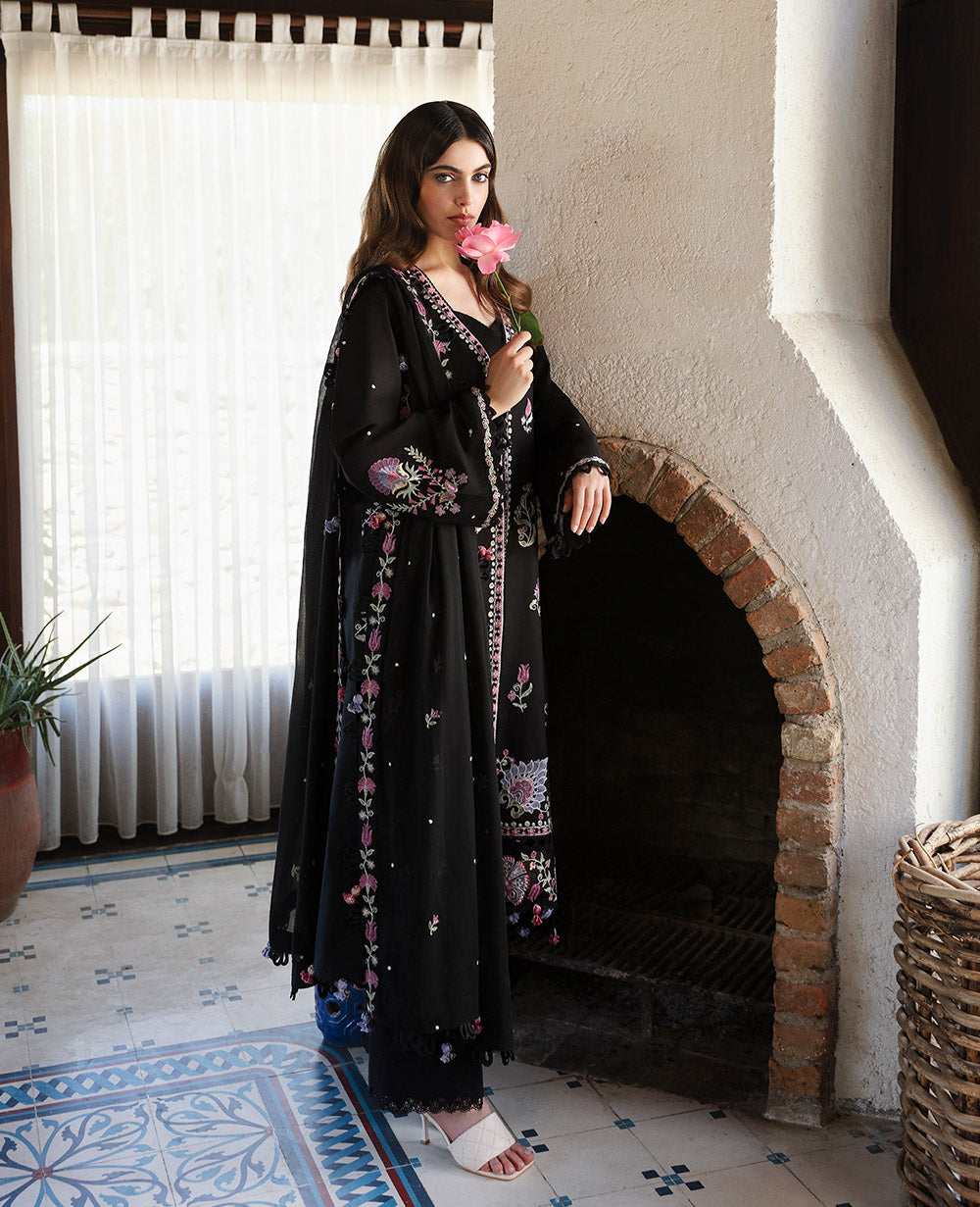 Republic Womenswear | Aylin Summer Lawn 24 | Muguet (D1-A) - House Of Anaya