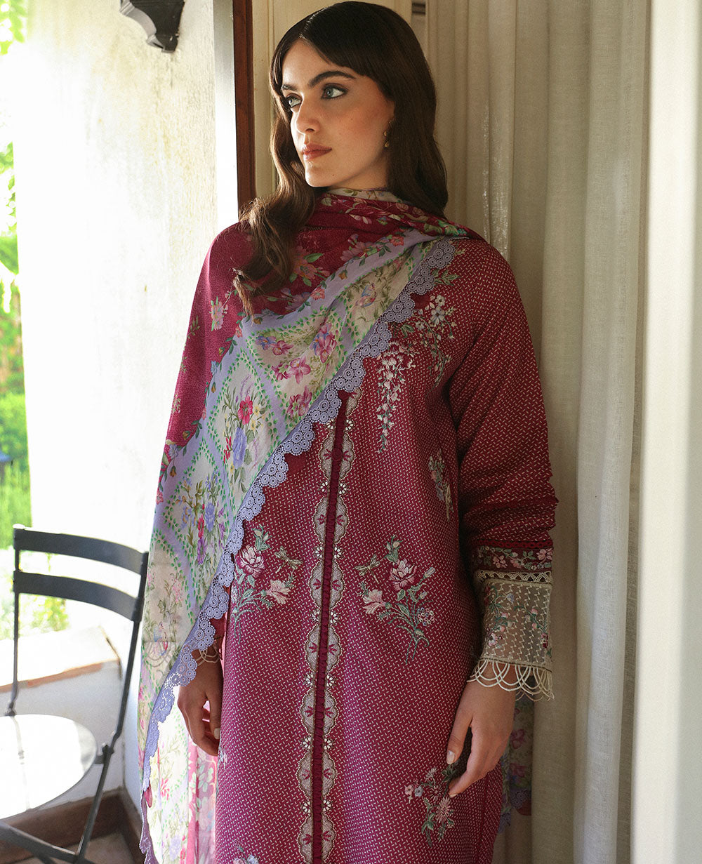 Republic Womenswear | Aylin Summer Lawn 24 | Fleur (D2-A) - House Of Anaya