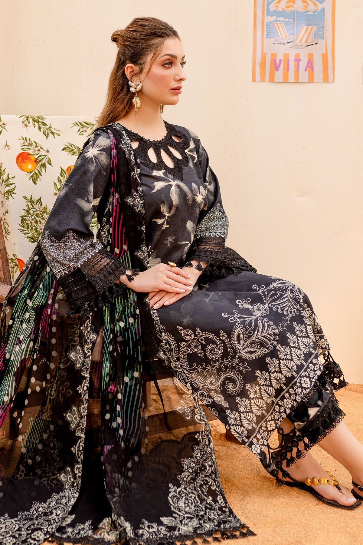 Nureh | Gardenia Lawn 25 |NSG-185 - House Of Anaya