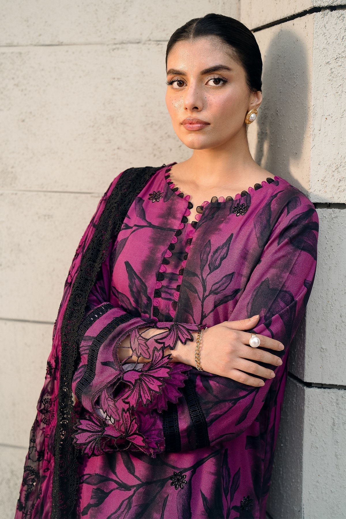 Nureh | Glam Girl Lawn | GL-23 - House Of Anaya