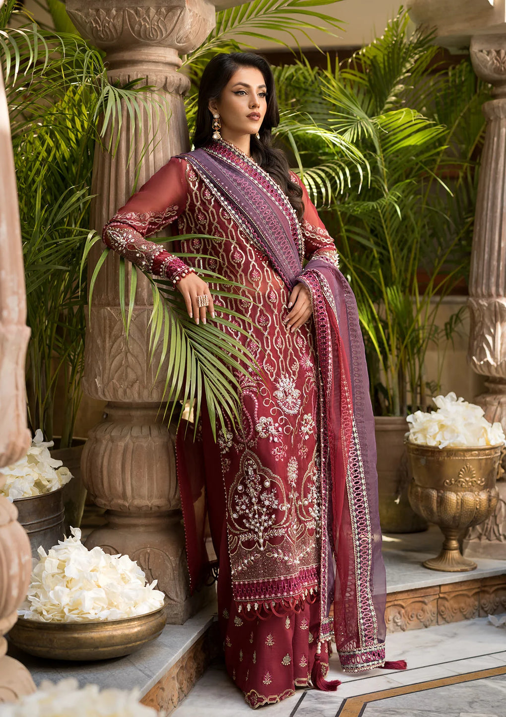 Elaf Premium | Formal Handwork Collection | EFH-06 GHAZAL - House Of Anaya