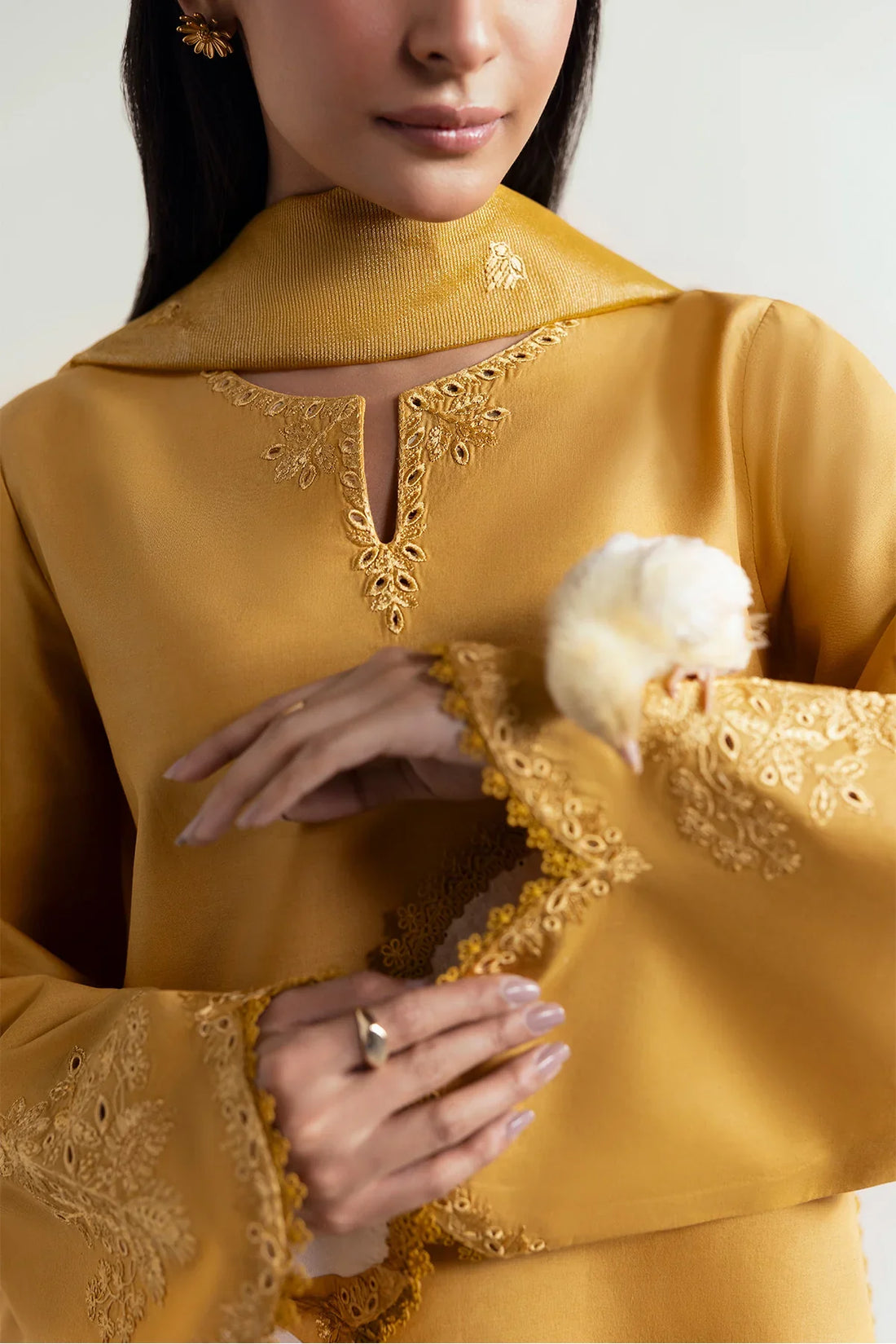 Afrozeh | Basic Pret 25 | Honeydew Hues